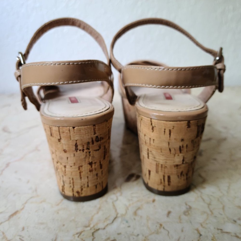 Prada Platform Cork Sandals - Picture 4 of 8